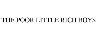 THE POOR LITTLE RICH BOY$ logo