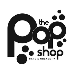 THE POP SHOP CAFE & CREAMERY logo