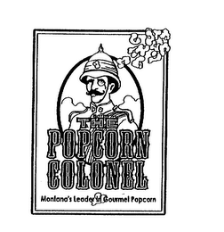 THE POPCORN COLONEL MONTANA'S LEADER IN GOURMET POPCORN logo