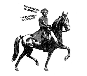 THE POPCORN IS COMING! THE POPCORN IS COMING! logo