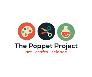 THE POPPET PROJECT ART. CRAFTS. SCIENCE. logo