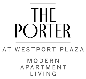 THE PORTER AT WESTPORT PLAZA MODERN APARTMENT LIVING logo