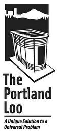 THE PORTLAND LOO A UNIQUE SOLUTION TO AUNIVERSAL PROBLEM logo