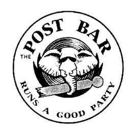 THE POST BAR RUNS A GOOD PARTY logo