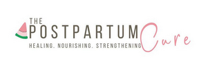 THE POSTPARTUM CURE HEALING. NOURISHING. STRENGTHENING logo