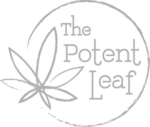 THE POTENT LEAF logo