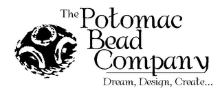 THE POTOMAC BEAD COMPANY DREAM, DESIGN, CREATE... logo