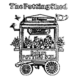 THE POTTING SHED ALL PURPOSE ORGANIC DELUXE POTTING SOIL logo