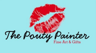THE POUTY PAINTER FINE ART & GIFTS logo