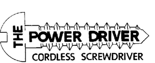 THE POWER DRIVER CORDLESS SCREWDRIVER logo