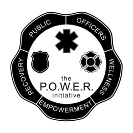 THE P.O.W.E.R. INITIATIVE PUBLIC OFFICERS WELLNESS EMPOWERMENT RECOVERY logo