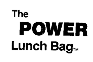 THE POWER LUNCH BAG logo