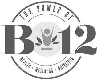THE POWER OF B12 HEALTH · WELLNESS · NUTRITION logo