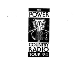 THE POWER OF COUNTRY RADIO TOUR 94 logo