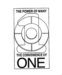 THE POWER OF MANY THE CONVENIENCE OF ONE logo