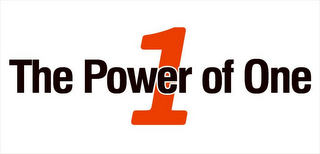 THE POWER OF ONE 1 logo