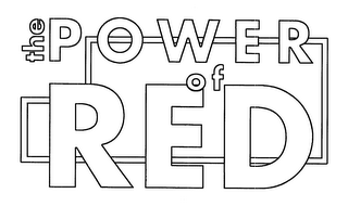 THE POWER OF RED logo