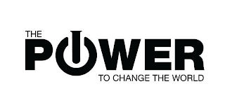 THE POWER TO CHANGE THE WORLD logo
