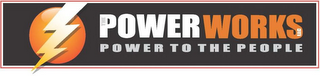 THE POWER WORKS LLC POWER TO THE PEOPLE logo