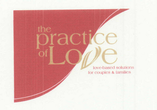 THE PRACTICE OF LOVE LOVE-BASED SOLUTIONS FOR COUPLES & FAMILIES logo