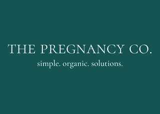 THE PREGNANCY CO. SIMPLE. ORGANIC. SOLUTIONS. logo
