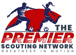 THE PREMIER SCOUTING NETWORK GREATNESS IN MOTION logo