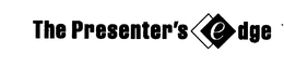 THE PRESENTER'S EDGE logo