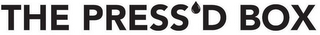 THE PRESS'D BOX logo