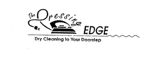 THE PRESSING EDGE DRY CLEANING TO YOUR DOORSTEP logo