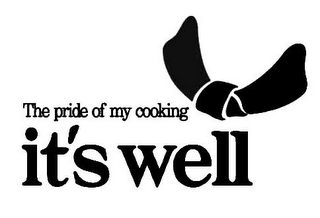 THE PRIDE OF MY COOKING IT'S WELL logo