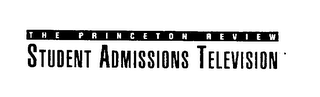 THE PRINCETON REVIEW STUDENT ADMISSIONS TELEVISION logo