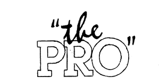 "THE PRO" logo