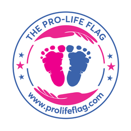 THE PRO-LIFE FLAG WWW.PROLIFEFLAG.COM logo