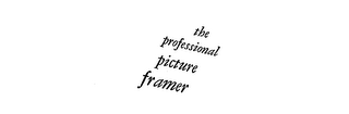 THE PROFESSIONAL PICTURE FRAMER logo