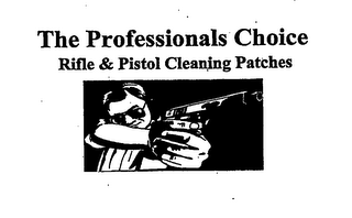 THE PROFESSIONALS CHOICE RIFLE & PISTOL CLEANING PATCHES logo