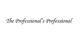 THE PROFESSIONAL'S PROFESSIONAL logo