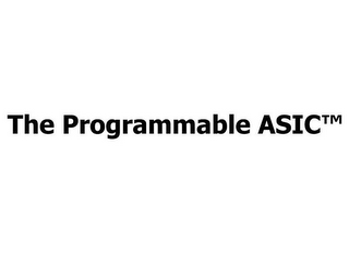 THE PROGRAMMABLE ASIC logo
