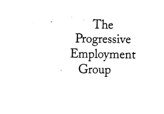 THE PROGRESSIVE EMPLOYMENT GROUP logo