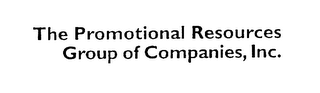 THE PROMOTIONAL RESOURCES GROUP OF COMPANIES, INC. logo