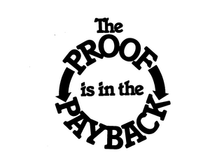 THE PROOF IS IN THE PAYBACK logo