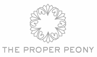 THE PROPER PEONY logo