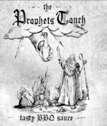 THE PROPHETS TOUCH TASTY BBQ SAUCE logo