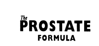 THE PROSTATE FORMULA logo