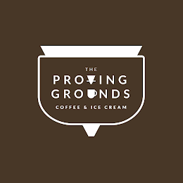 THE PROVING GROUNDS COFFEE & ICE CREAM logo