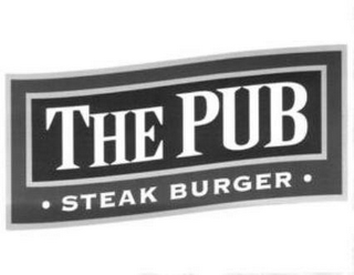 THE PUB STEAK BURGER logo