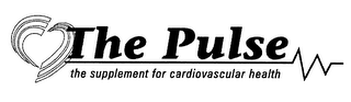 THE PULSE THE SUPPLEMENT FOR CARDIOVASCULAR HEALTH logo