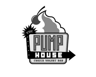 THE PUMP HOUSE FROZEN YOGURT BAR logo