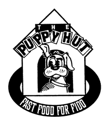 THE PUPPY HUT FAST FOOD FOR FIDO logo