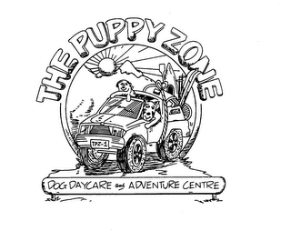 THE PUPPY ZONE DOG DAYCARE AND ADVENTURE CENTRE logo