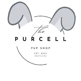 THE PURCELL PUP SHOP EST. 2023 SEATTLE, WA logo